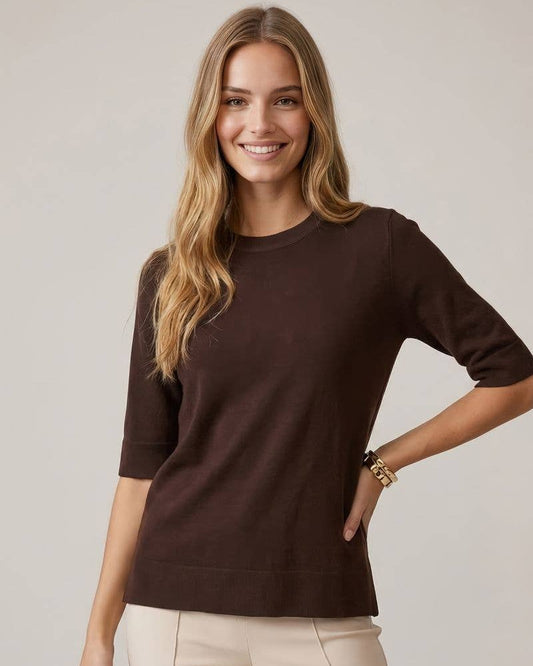 Short Sleeve Knit Top
