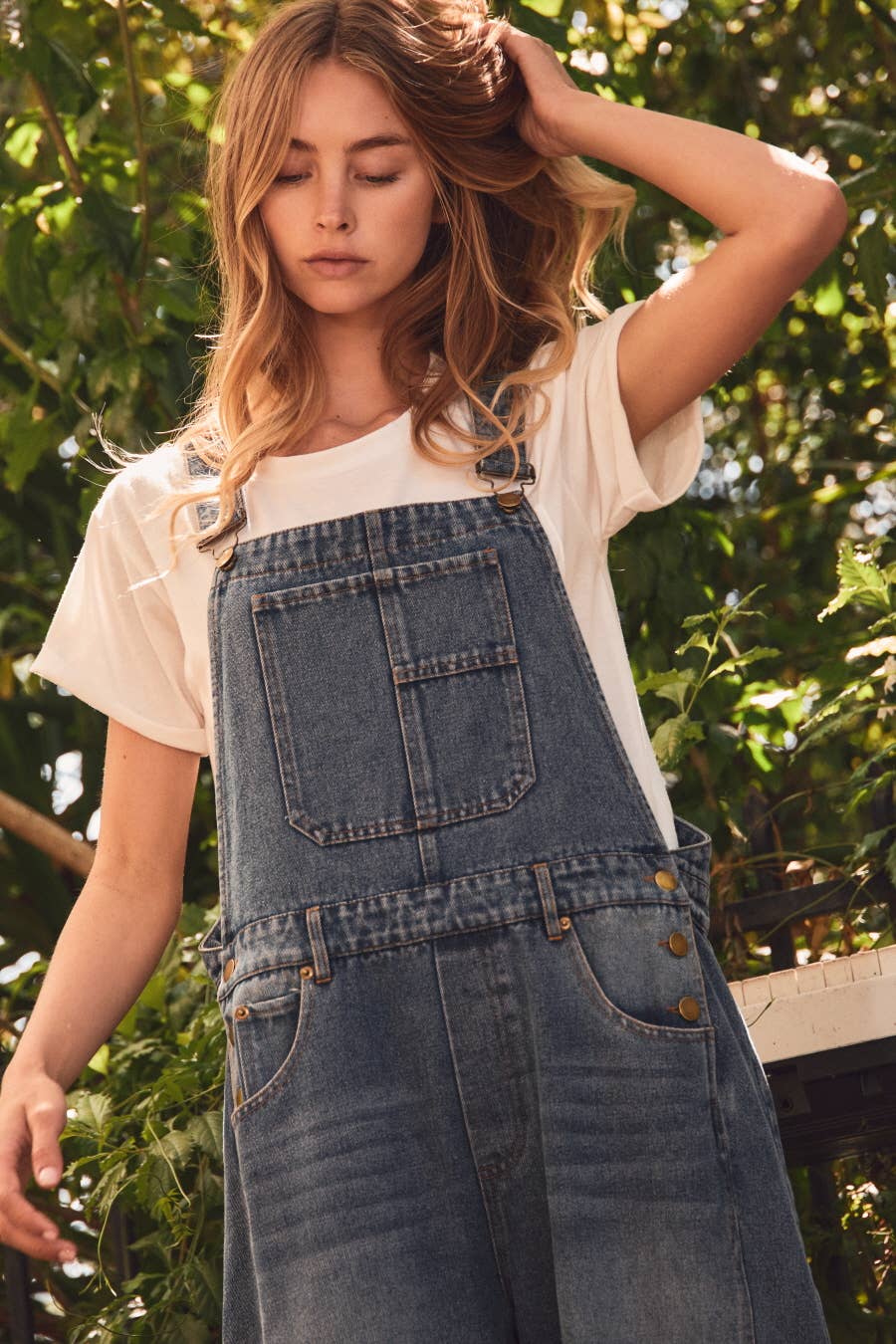 Vintage Wash Denim Overall