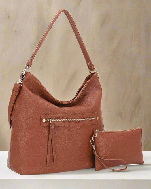2 in 1 Shoulder Hobo Bag Set