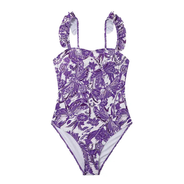 Purple Dragonfly Swimsuit