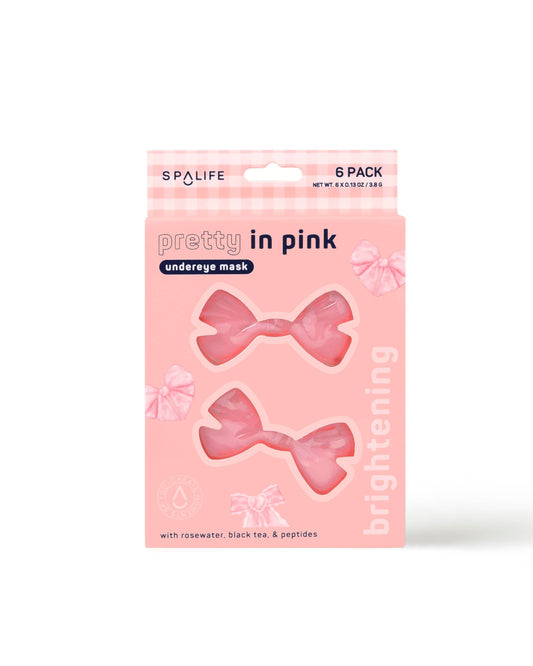 Pretty in Pink! Brightening Undereye Masks - 8 Pairs