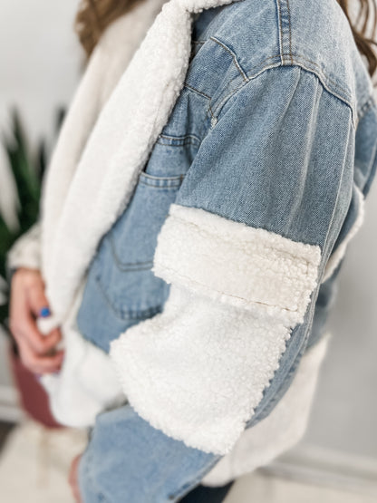 Denim Shearling Jacket