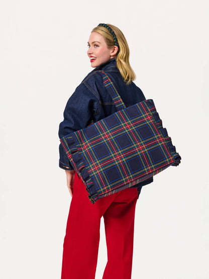 Scottie Ruffle Tote Bag