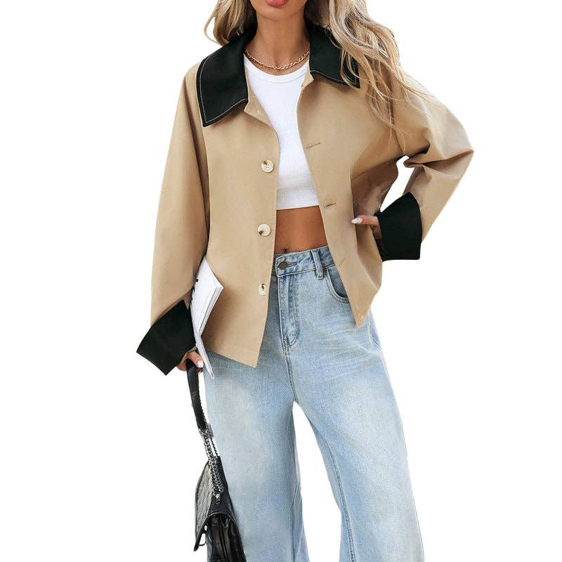 Lightweight Cropped "Barn Coat"