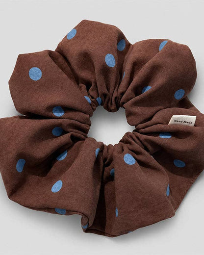 Oversized Polka Dot Hair Scrunchie
