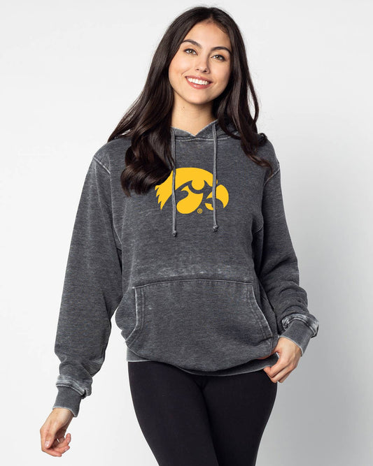 Iowa Hawkeye Burnout  Hoodie