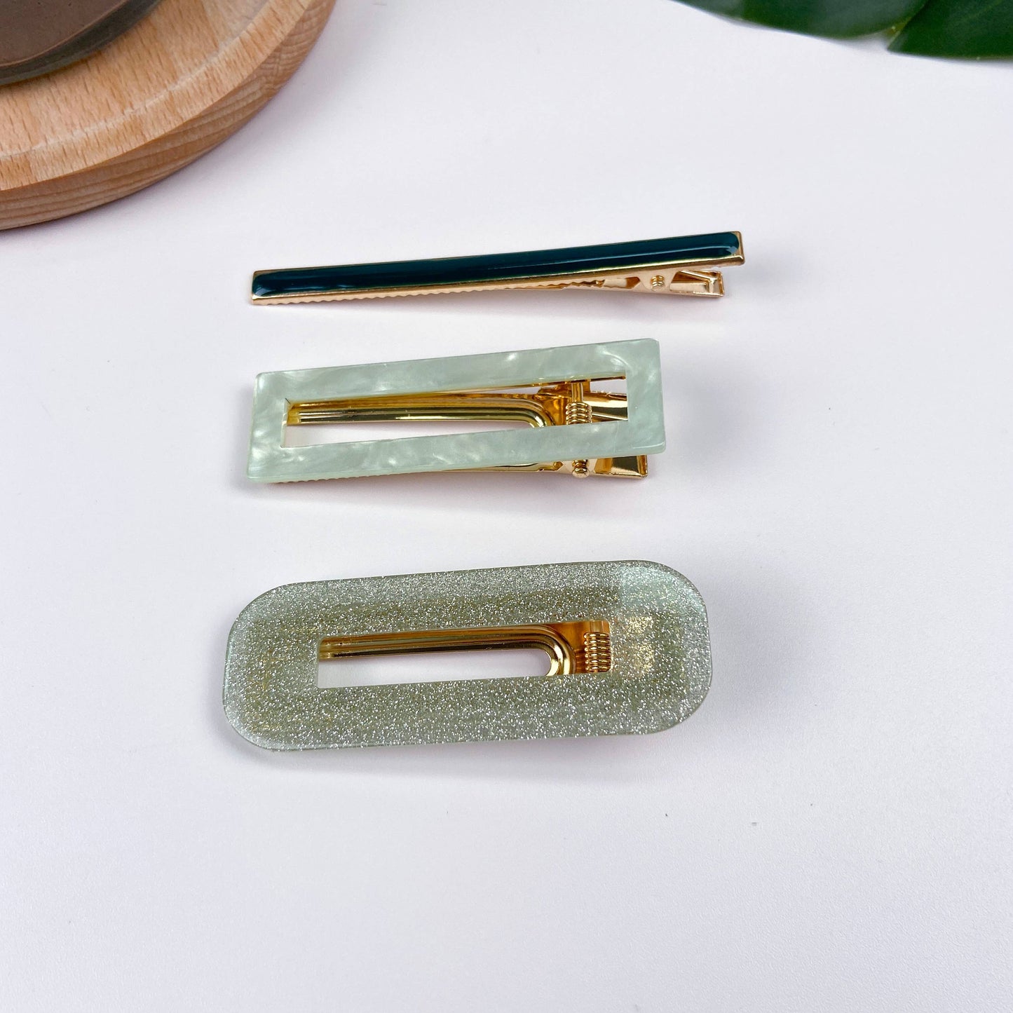 3 pcs simple and cute hair clip