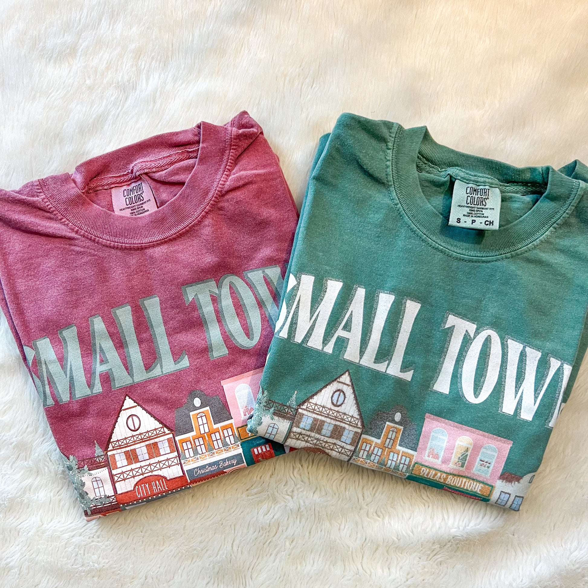 Small Town Christmas Long Sleeve Top