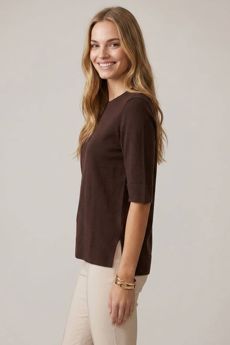 Short Sleeve Knit Top