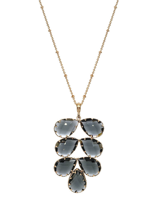Dezie Black Diamond Necklace