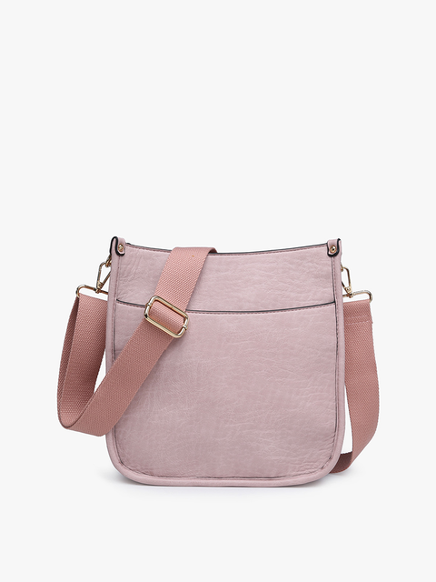 Cool Pink Posie Guitar Strap Crossbody