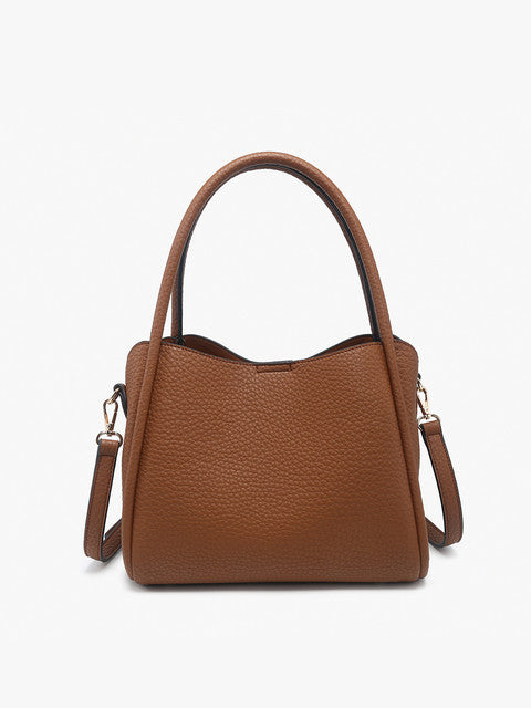 Brown Sasha Structured Satchel