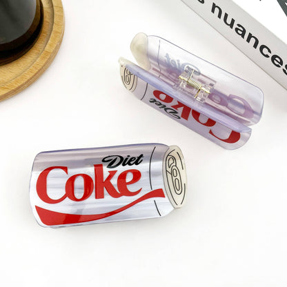 Diet Coke Bottle Hair Claw Clip