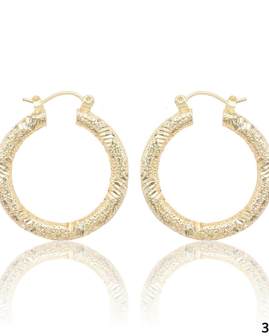 Gold Textured Aluminum Light Weight Hoop