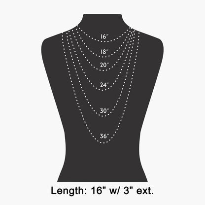 Irregular Marble Resin Beaded Necklace