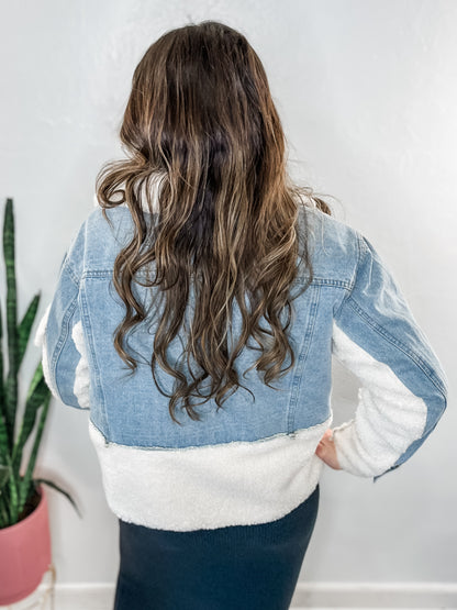Denim Shearling Jacket