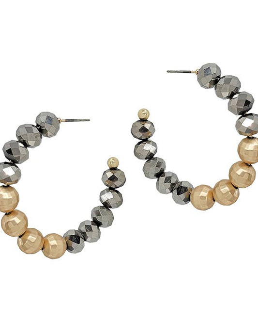 Savanna Gold Hematite Earrings