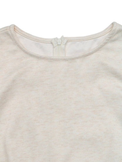 Lace Trim Long Sleeve Top