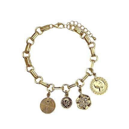 Josi Gold Charm Bracelet