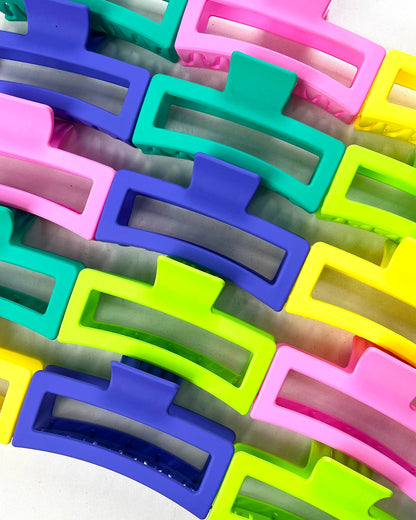 Vibrant Large Hair Clips