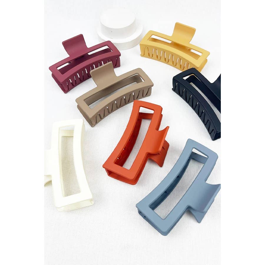 Fall Shades Jumbo Matte Hair Claw Clip