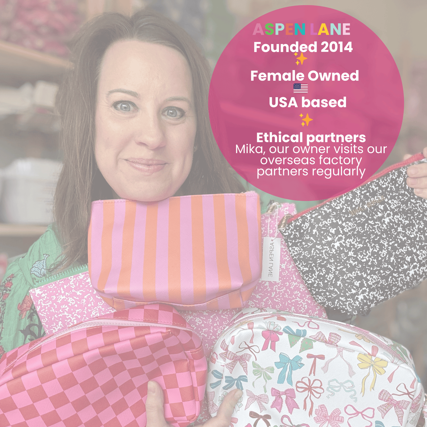 Coastal Vibes  flat zip pouch travel bag