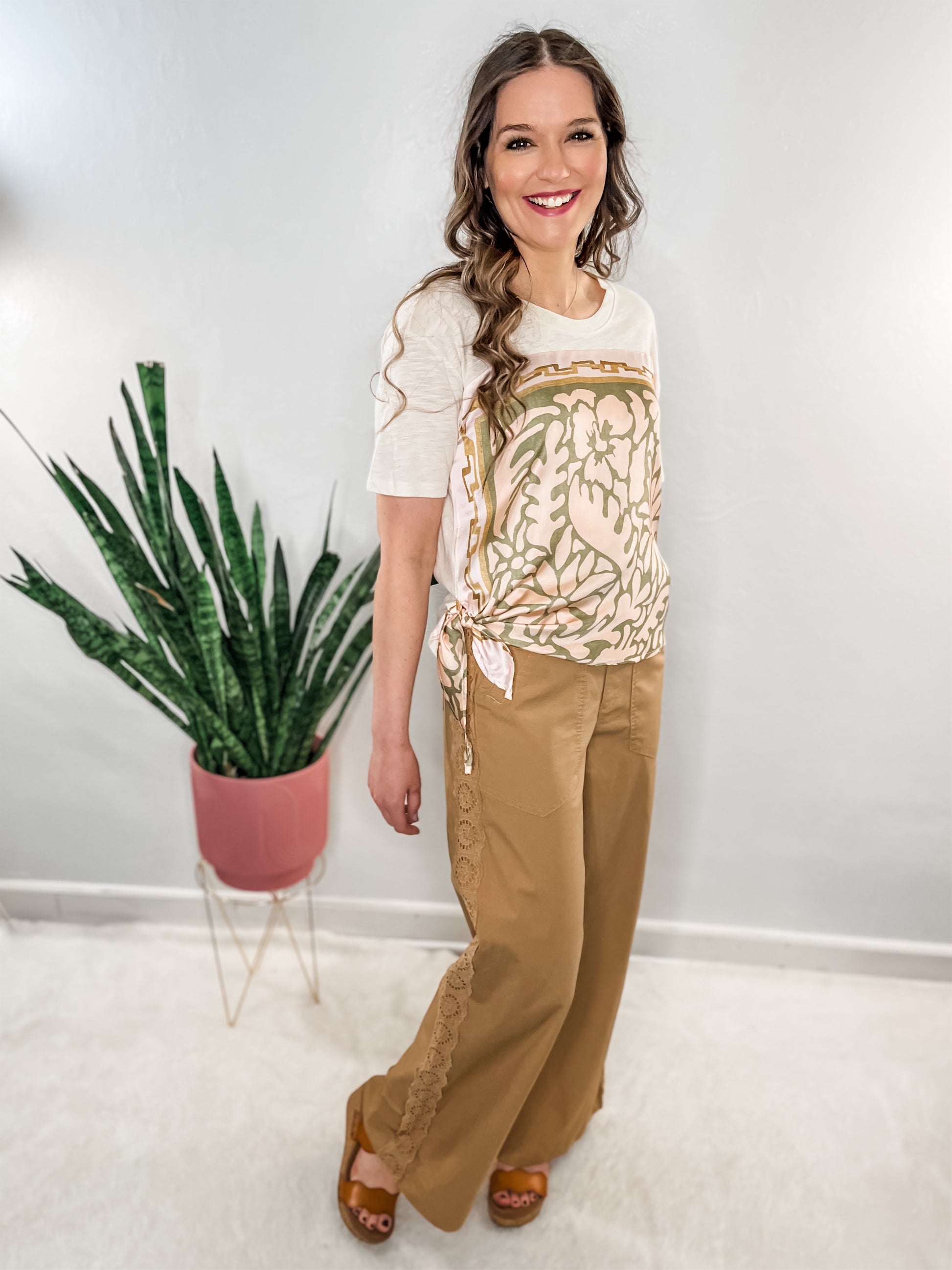 Scarf Tie Top
