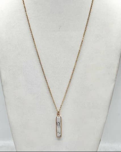 Dayton Howlite Necklace
