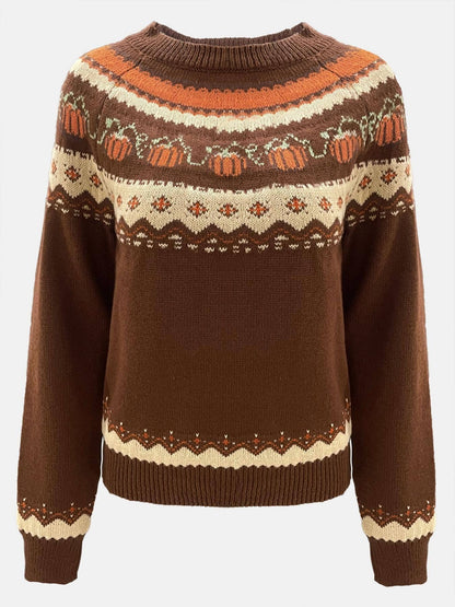 Vintage Pumpkin Sweater