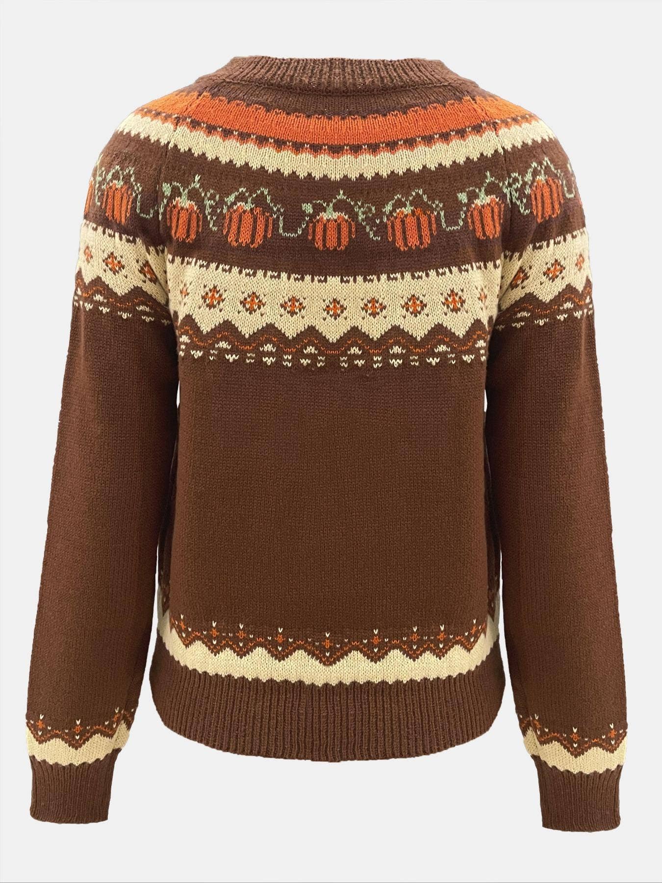 Vintage Pumpkin Sweater