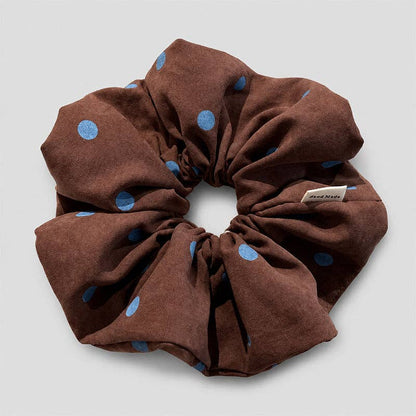 Oversized Polka Dot Hair Scrunchie