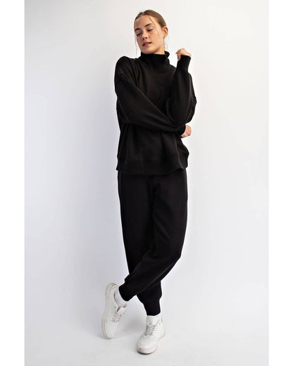 Modal Scuba Mock Neck Pullover