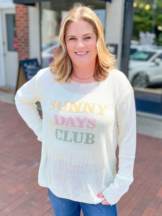 Sunny Days Club Summer Sweater