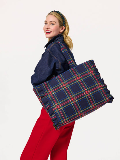 Scottie Ruffle Tote Bag