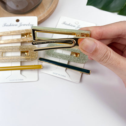 3 pcs simple and cute hair clip