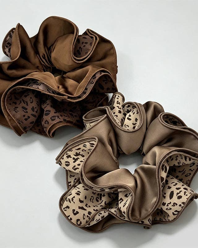 French Four Layer Scrunchie