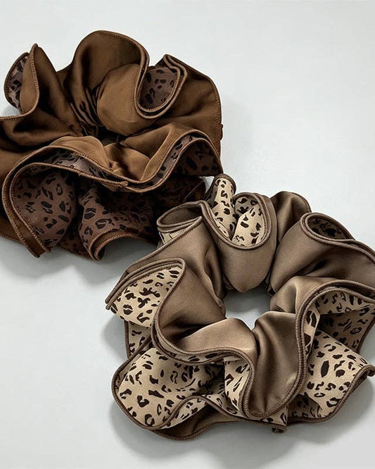 French Four Layer Scrunchie