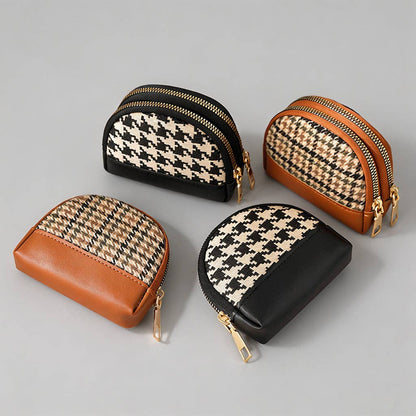 Plaid Mini Pouch