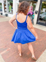 Royal Blue Athletic Skort Dress