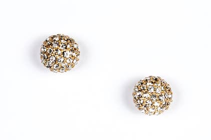Tot Gold Cluster Earrings