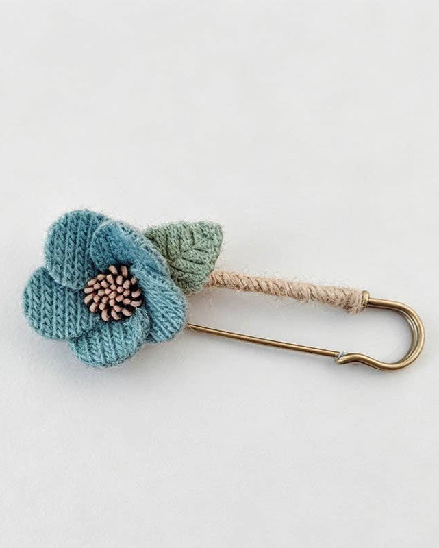 Forest Flower Scarf Brooch