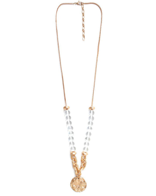 Carter Clear Gold Necklace