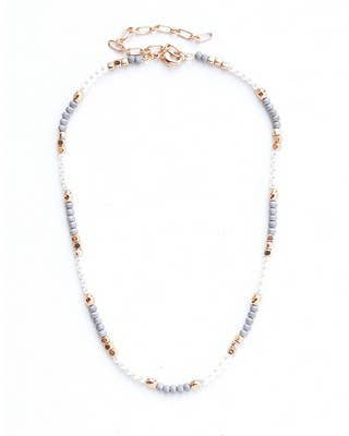 Floor Gray Pearl Necklace