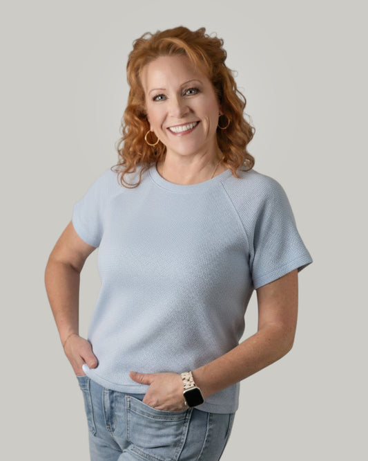 Comfy Bubble Sleeve Knit Top