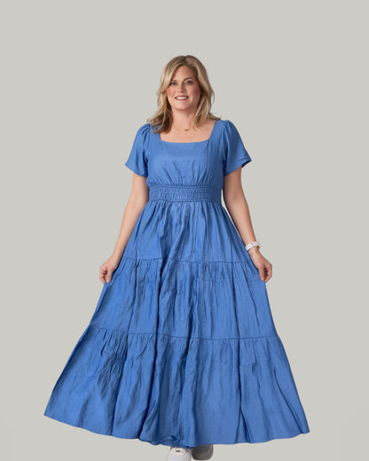 Raglan Sleeve Maxi Dress