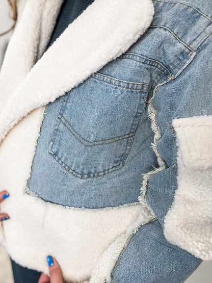 Denim Shearling Jacket