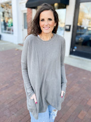 Mushroom Pocket Sweater Tunic