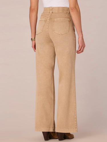 Democracy AbSolution Light Brown Wide Leg Jeans