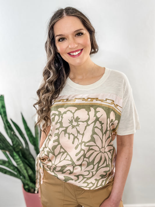 Scarf Tie Top