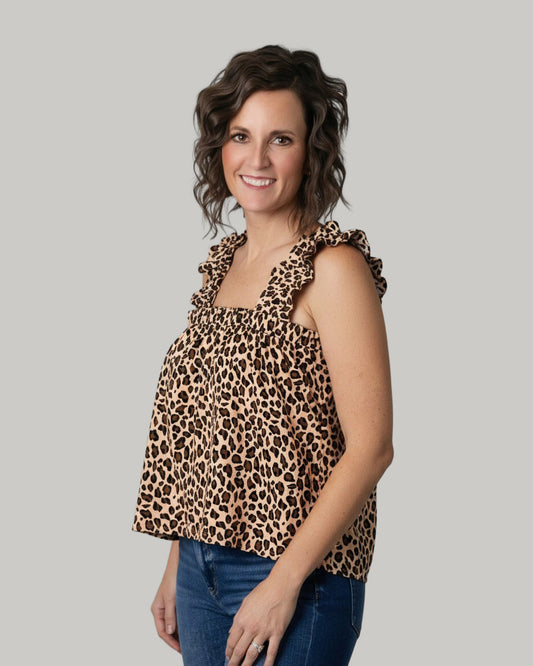 brown-leopard-print-square-neck-tank